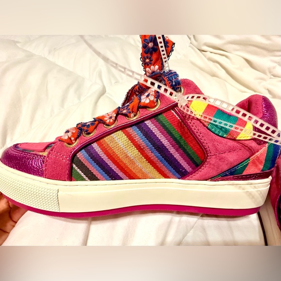 Kurt Geiger London Southbank Tag Platform Sneakers EU Size 41 US 10 NWOB - Picture 15 of 16